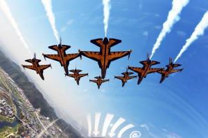 공군 블랙이글스, 오는 25일 이천 예스파크서 비행 훈련, 소음 예상