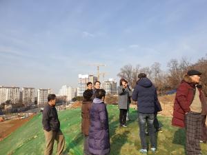 방미숙 의장, 위례북측도로 관련 민원현장 방문